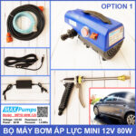 bo may bom ap luc mini 12V 80W maxpumps MPYD 80W 12V OPTION 1