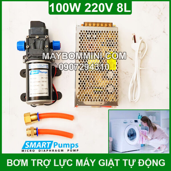 bo may bom tro luc may giat gia dinh 220v 80w