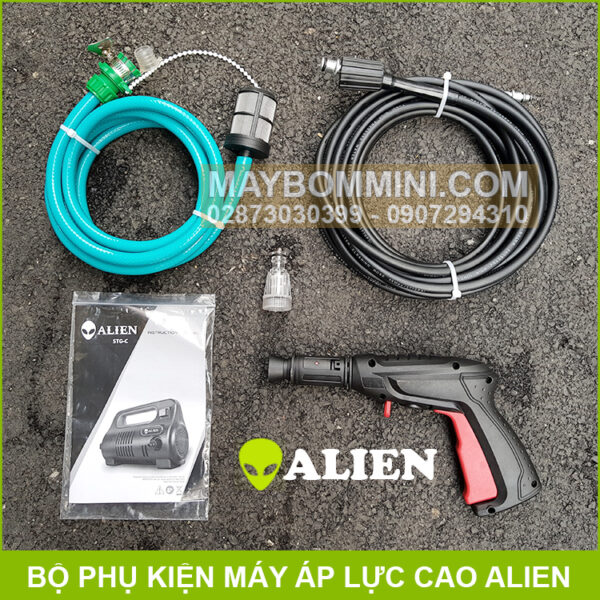 bo phu kien may rua xe Alien