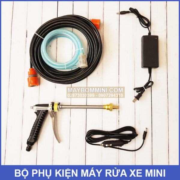 bo phu kien may rua xe mini maxpumps 12V 80W
