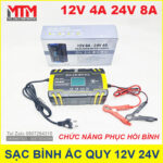 bo sac binh ac quy cao cap 12V 24V