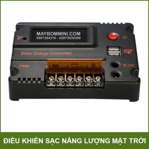 bo sac nang luong mat troi 12V 10A