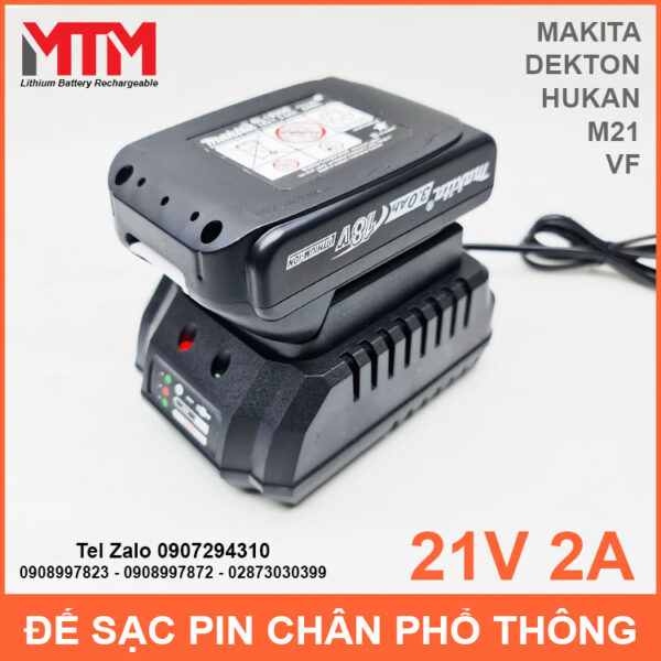 bo sac pin chan pho thong 21v 2A