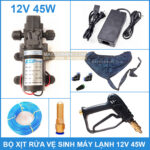 bo xit rua ve sinh may lanh 12V 45w