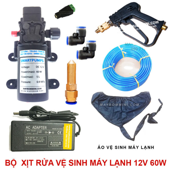 bo xit rua ve sinh may lanh 12v 60w 2