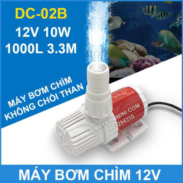 bom chim khong choi than 12v 1000l