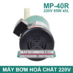 bom hoa chat 220V 40R