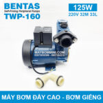 bom nuoc day cao tu moi bentas 125w