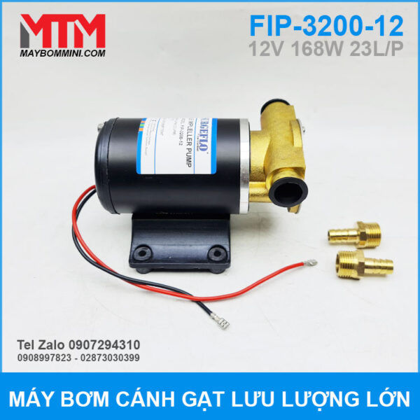 bom nuoc lam mat may tau 12V