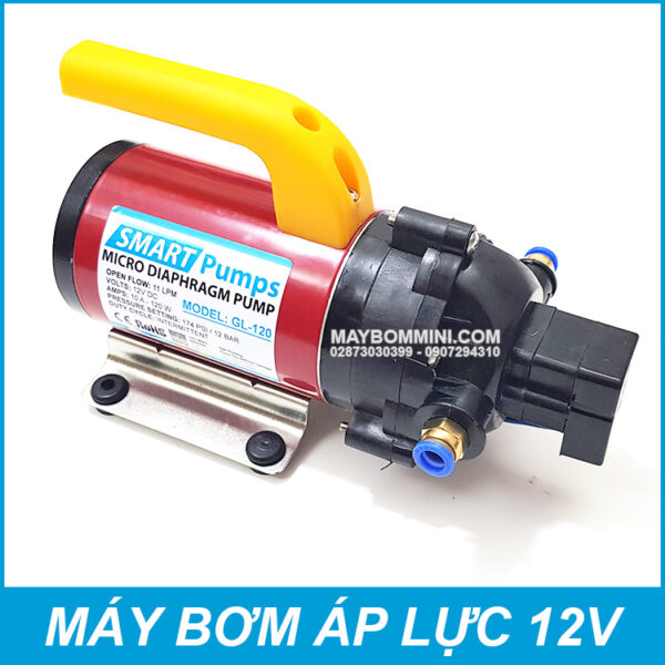 bom nuoc mini ap luc 12V 120W GL120