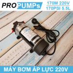 bom nuoc mini ap luc 170M 220V