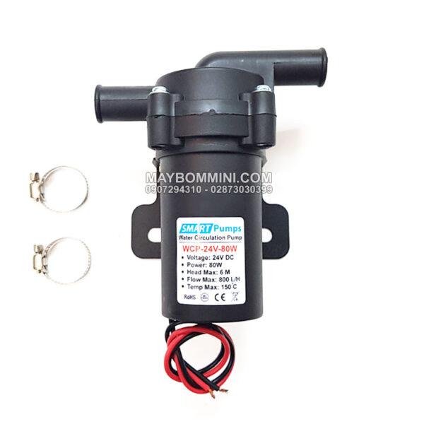 bom nuoc mini tan nhiet oto 24v