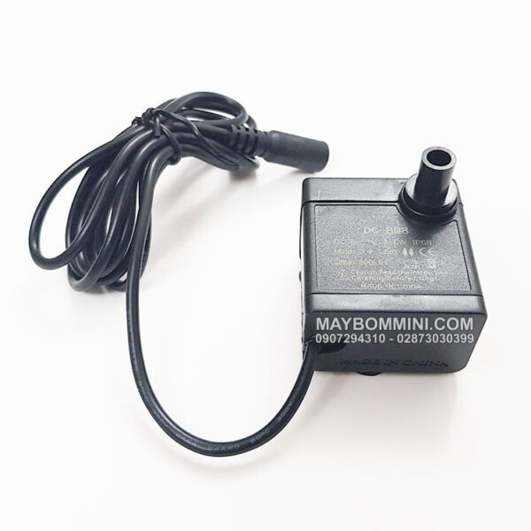 bom nuoc mini tha chim 12v 808