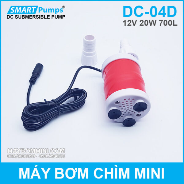 bom nuoc mini tha chim ho ca 12v gia re