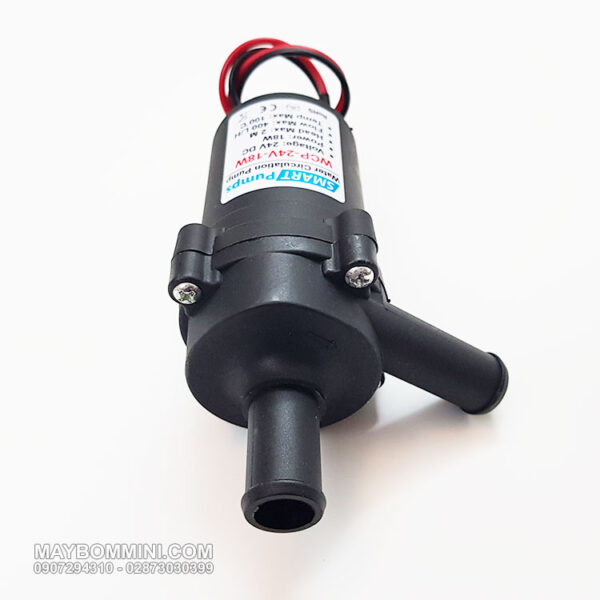 bom nuoc mini tuan hoan tan nhiet 24v 18w