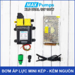 bom nuoc minii ap luc kep 12v 100W tu dong kem nguon