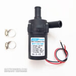 bom nuoc nong tan nhiet xe may oto 12v 18w