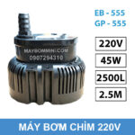 bom nuoc tha chim 220v EB 555
