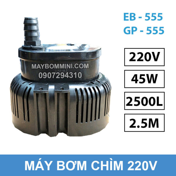 bom nuoc tha chim 220v EB 555