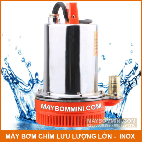 bom nuoc thai 12v inox