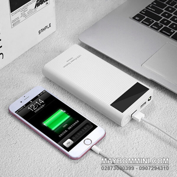 box pin du phong sac nhanh 7 cell trang