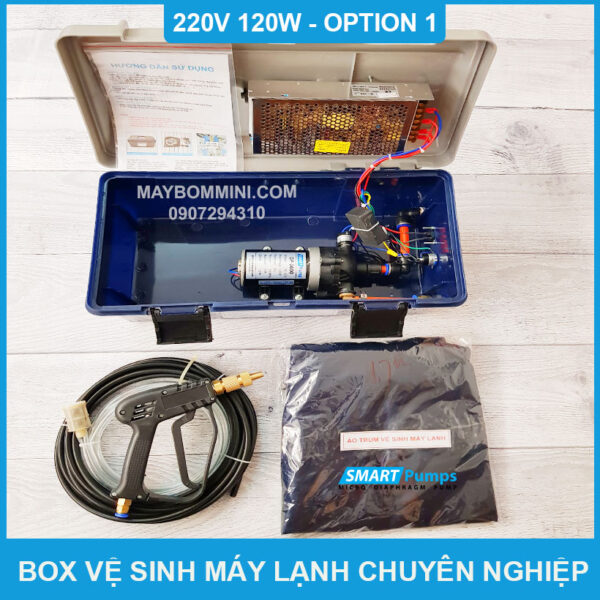 box ve sinh may lanh 220v 120w option 1
