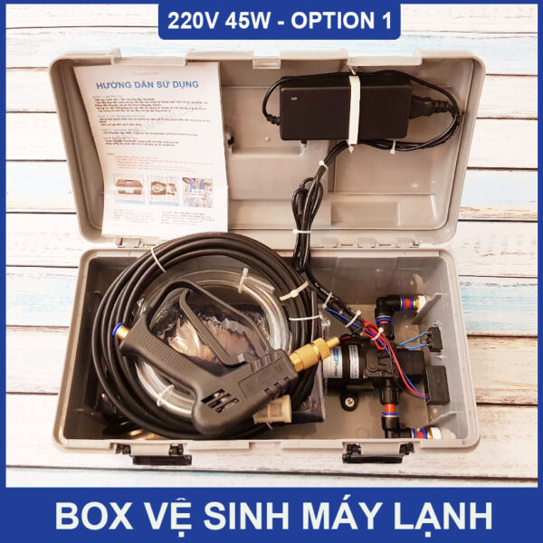 box ve sinh may lanh ap luc mini 45W