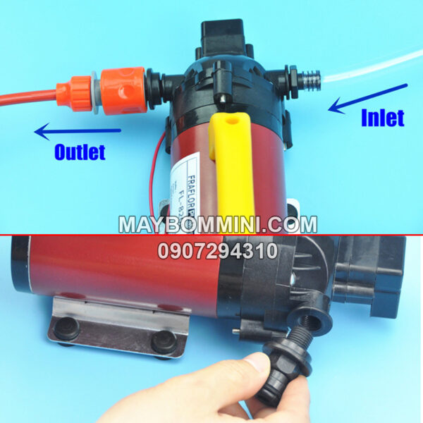 cach lap su dung may bom mini 12v 120w