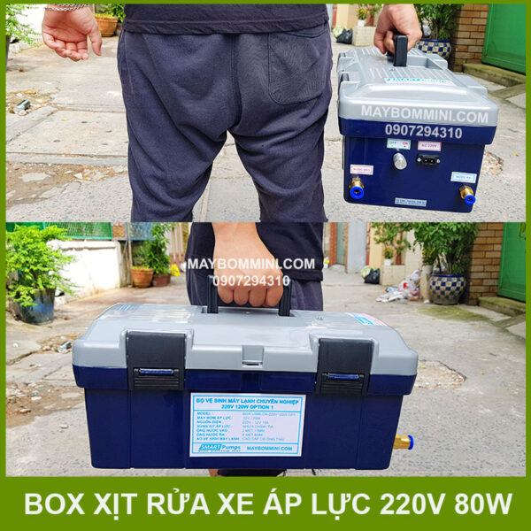 cach su dung may rua xe ap luc mini 220v 80w