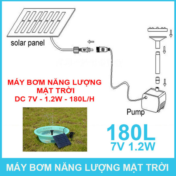 cach sung dung may bom nang luong mat troi