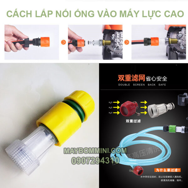 cachh lap noi ong nuoc vao may ap luc cao