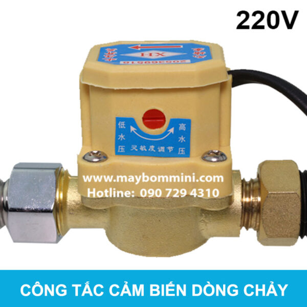 cam bien dong chay may bom nuoc