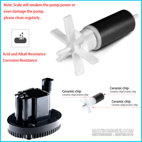 cau tao cot canh quat may bom chim 220v