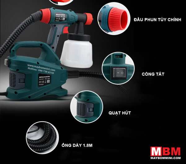 cau tao may phun son mini