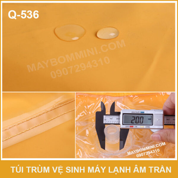 chat lieu ao trum ve sinh may lanh cao cap