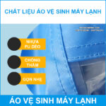 chat lieu ao ve sinh may lanh