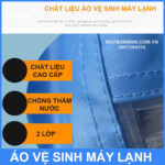 chat lieu vai ao ve sinh may lanh