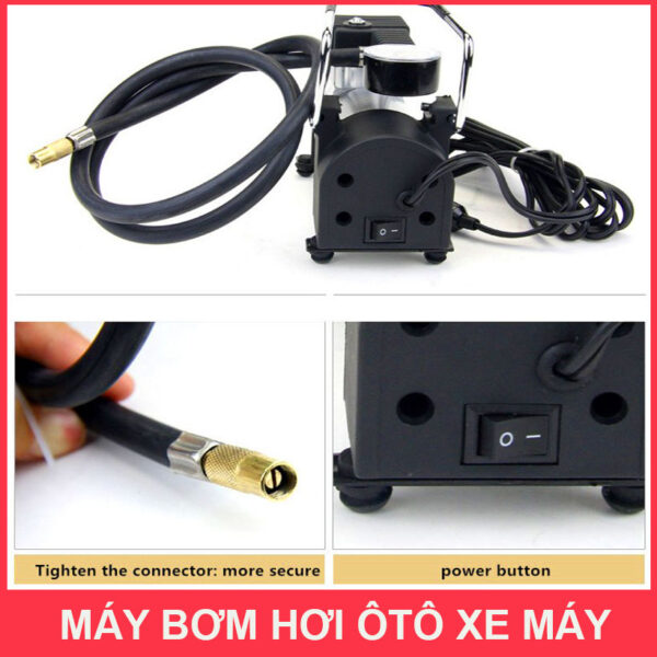 chi tiet may bom hoi 12v mini giare
