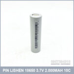 chinh 18650 lishen chinh hang xam