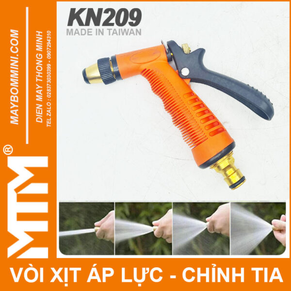 cho ban sung xit nuoc rua xe tuoi cay ap luc chinh tia KN209 dau noi nhanh ong chinh hang
