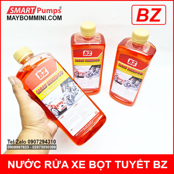 chuyen ban nuoc rua xe bot tuyet BZ