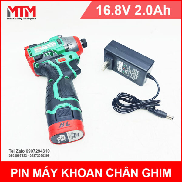 chuyen ban pin may khoan chan ghim 16V8 2000mah