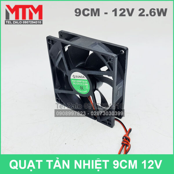 chuyen ban quat 12v 9cm sunoa chinh hang