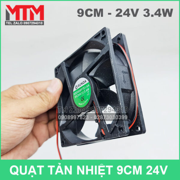 chuyen ban quat tan nhiet 24v 9cm gia re