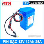 chuyen cac loai pin 12v 12000mah 25A cao cap
