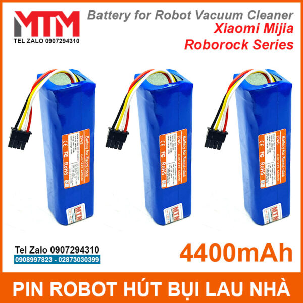 chuyen cung cap pin may hut bui lau nha Xiaomi 4400mah