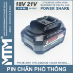 chuyen nhan dong pin chan pho thong 10cell 80A Led bao pin 2 ben