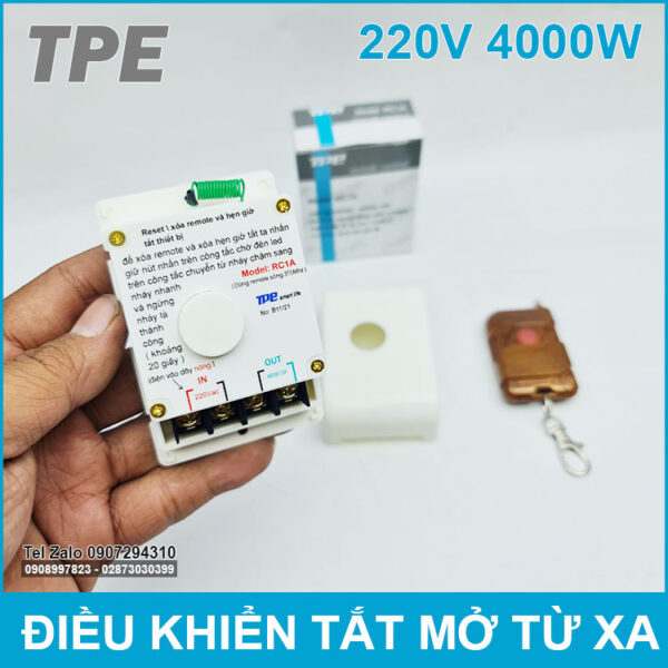 cong tat mo thiet bi tu xa 4000W TPE