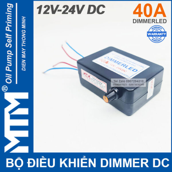 cung cap bo dieu khien dimmer DC 12v 24v 40A den led
