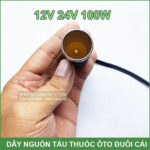 cuoi cai day cam dien xe oto